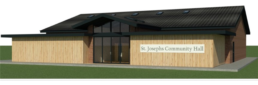 Front of New Community Hall
