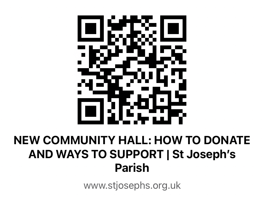 New Hall Giving Page QR code