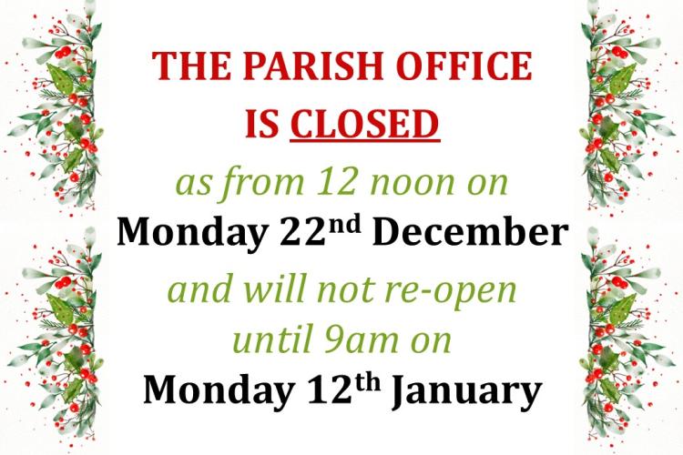 Christmas Office Closure